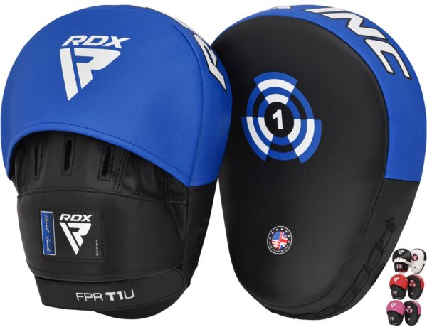 Curved Boxing Focus Pads – Punching and Training Hand Mitts for Adults, Durable and Padded